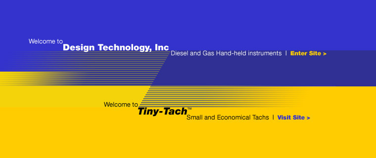 Landing Page for Design Tech and Tiny-Tach